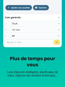Glouton: recettes et économies screenshot 13