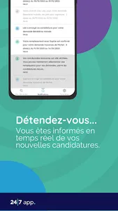 24/7 app. pour les titulaires screenshot 3