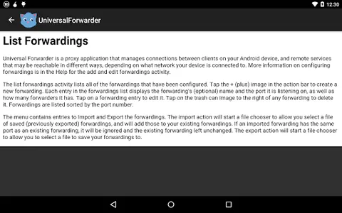 UniversalForwarder screenshot 4