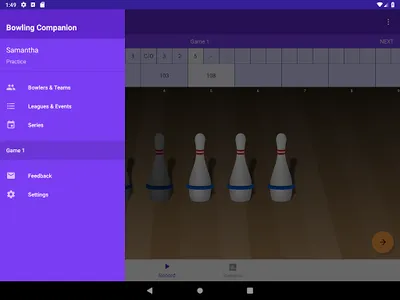 5 Pin Bowling Companion screenshot 11