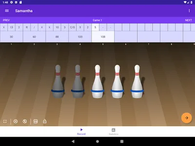 5 Pin Bowling Companion screenshot 7
