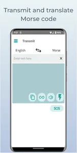 Morse Code Encoder & Decoder screenshot 0