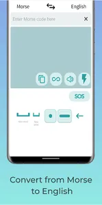 Morse Code Encoder & Decoder screenshot 2