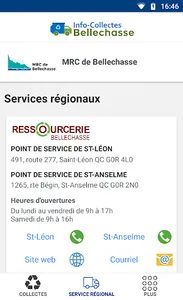 Info-Collectes Bellechasse screenshot 3