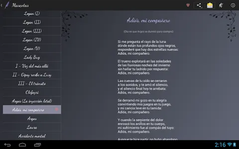 Pálida Muerte (poemas) screenshot 8