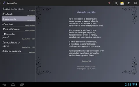 Pálida Muerte (poemas) screenshot 9