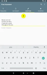 Poet Assistant (English) screenshot 11