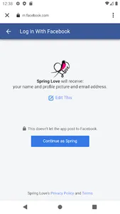 Spring Love screenshot 1