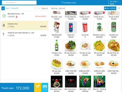 Phần mềm bán cà phê, nhà hàng screenshot 11