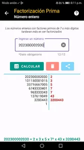 Calculator MCM-MCD LCM-GCD screenshot 1