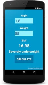 Calc BMI screenshot 1