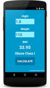 Calc BMI screenshot 2