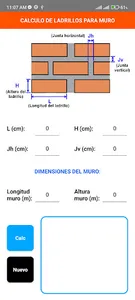 Calculo de ladrillos screenshot 1