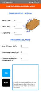 Calculo de ladrillos screenshot 3