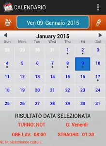 New Calendario Work screenshot 1
