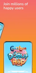 Cam & Leon Donut Hop Game screenshot 1
