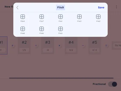 Fractional calculator screenshot 12