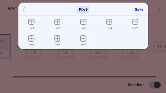 Fractional calculator screenshot 5