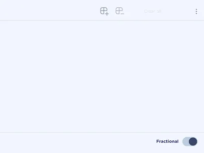 Fractional calculator screenshot 7