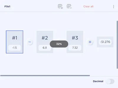 Fractional calculator screenshot 9
