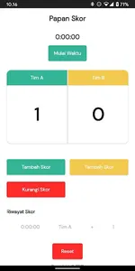 Papan Skor Olahraga screenshot 0