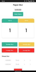 Papan Skor Olahraga screenshot 1
