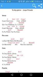 Cancionero (Letras y acordes) screenshot 3