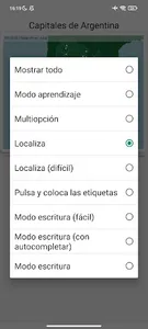 Capitales de Argentina Juego screenshot 1