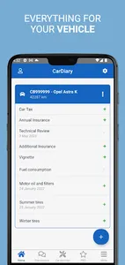 CarDiary - Vehicle management screenshot 1