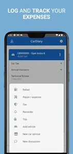 CarDiary - Vehicle management screenshot 2