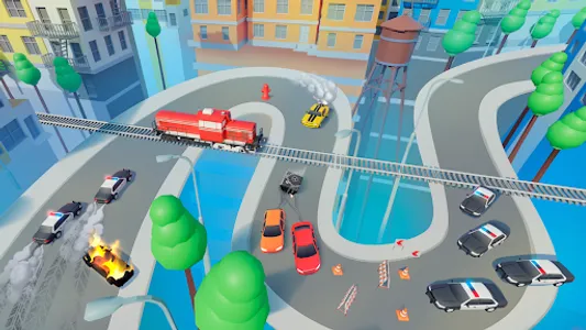 Line Race: Police Pursuit screenshot 1