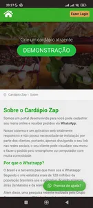 Cardapio Zap screenshot 0