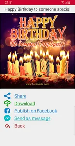 Happy birthday cards & GIF screenshot 1