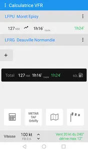 Calculatrice VFR screenshot 0