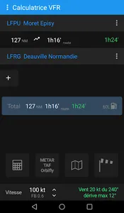 Calculatrice VFR screenshot 1