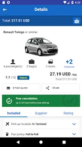 Car Rental USA. Rent a Car in  screenshot 1