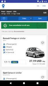 Car Rental USA. Rent a Car in  screenshot 3