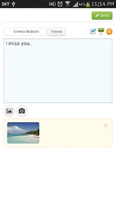 Footprint - location message screenshot 6