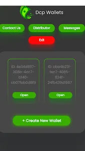 DCP online wallet screenshot 0