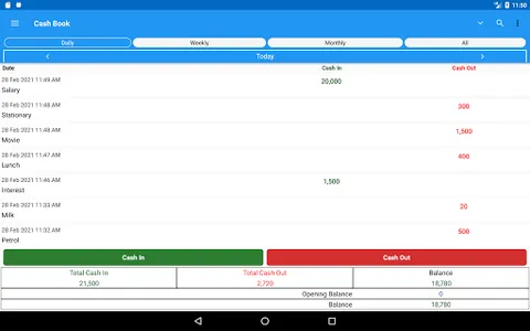 Cash Book- daily expenses screenshot 10