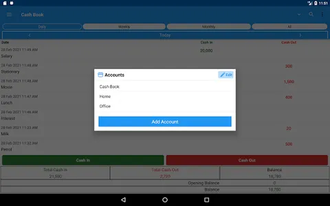 Cash Book- daily expenses screenshot 11