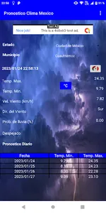 Clima Meteorologico Mexico screenshot 0