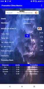 Clima Meteorologico Mexico screenshot 1