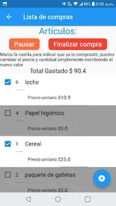 Quick Purchase - Lista de comp screenshot 2