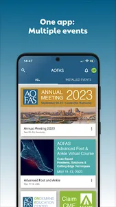 AOFAS Society App screenshot 0