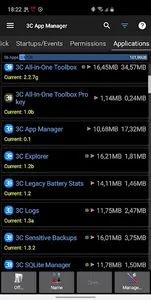 3C App Manager screenshot 1