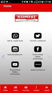 KOMISI App screenshot 1
