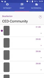CED-Intranet screenshot 1