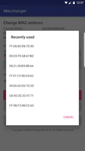 Macchanger screenshot 5