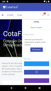 CotaFácil Administrador screenshot 3